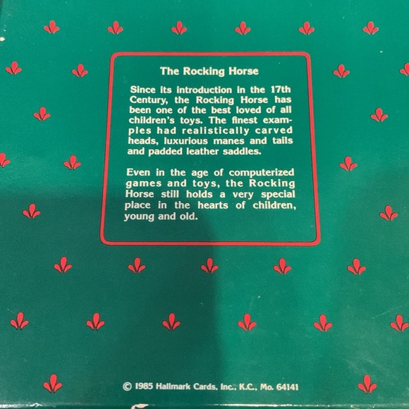 🐎 1985 KEEPSAKE ORNAMENT 🐎 - Picture 8 of 8